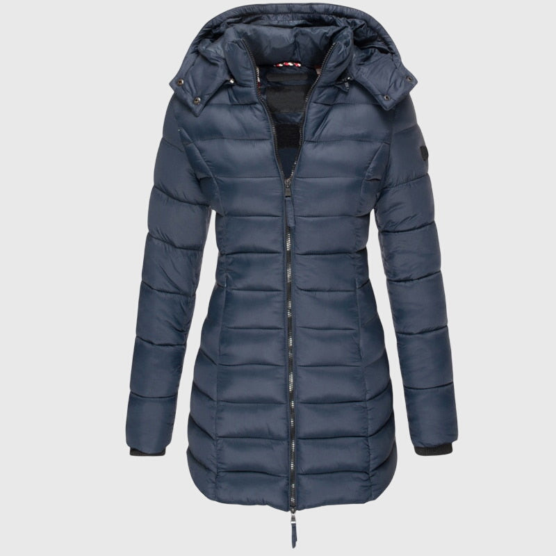 VIVILY | Lange Daunenjacke