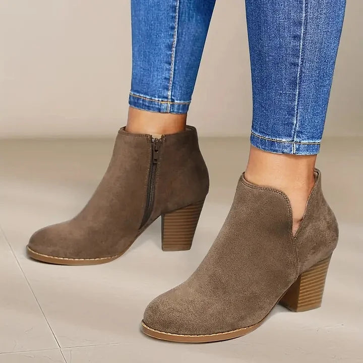 VIVILY | DAMENSTIEFELETTEN MIT DICKEM ABSATZ