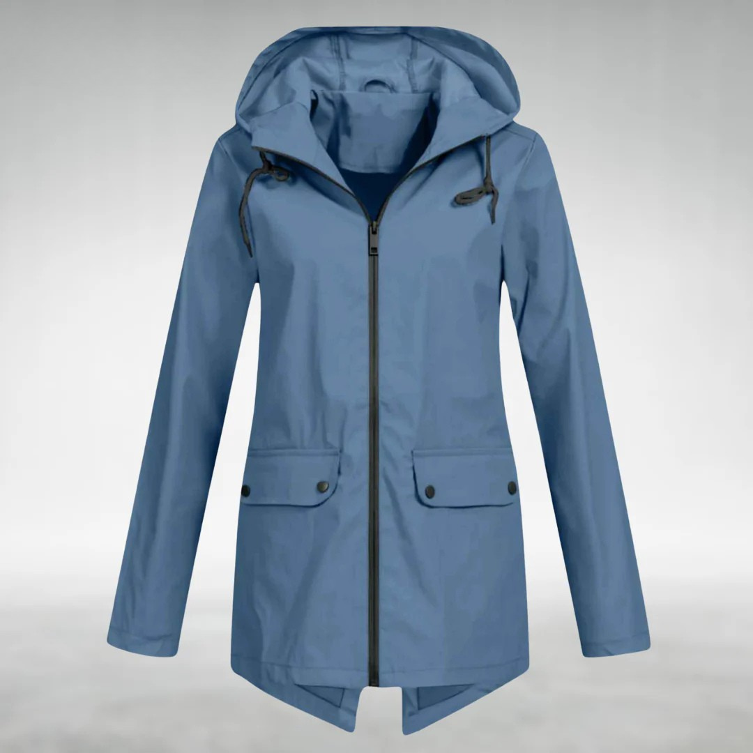 VIVILY | Wasserdichte Kapuzenjacke mit Taschen
