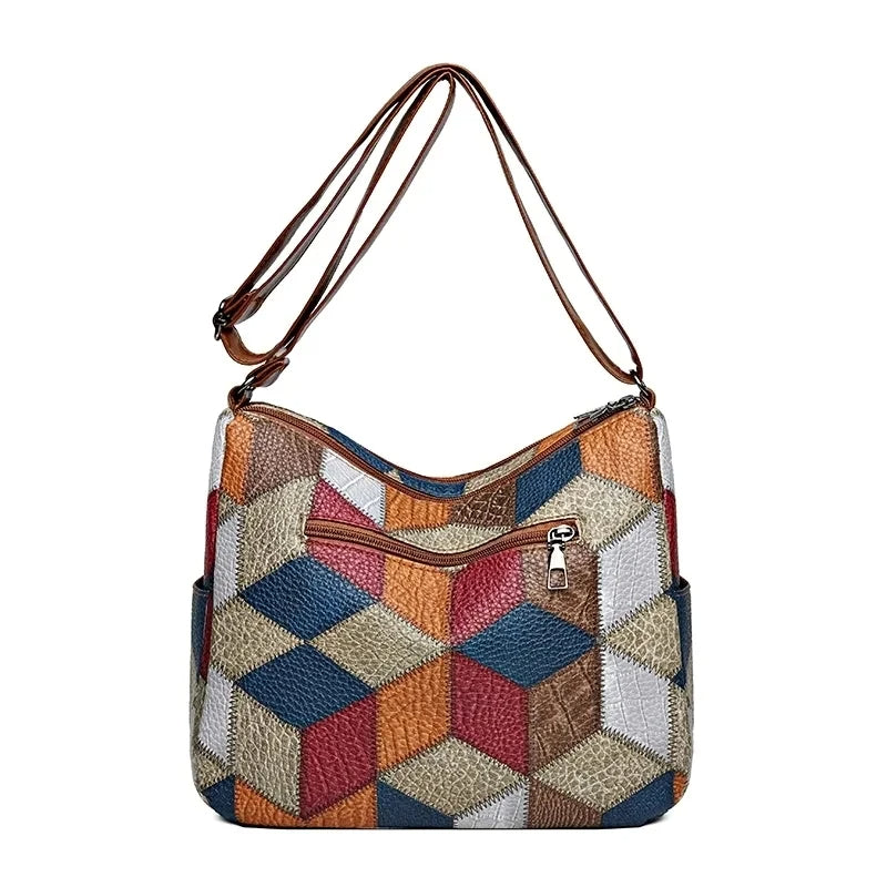 Gisela™ | Schultertasche mit Muster