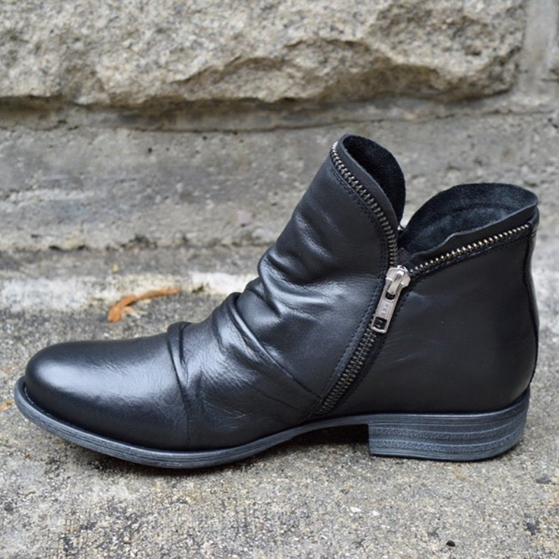 VIVILY | Elegante Stiefeletten mit Reißverschluss
