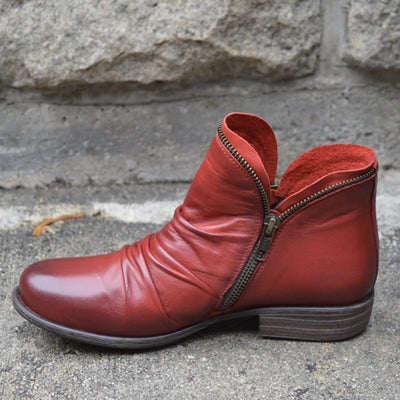 VIVILY | Elegante Stiefeletten mit Reißverschluss