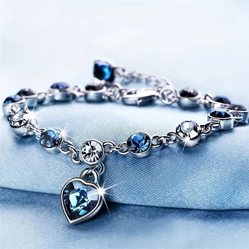 VIVILY | Armband Glanz Herz Ozean