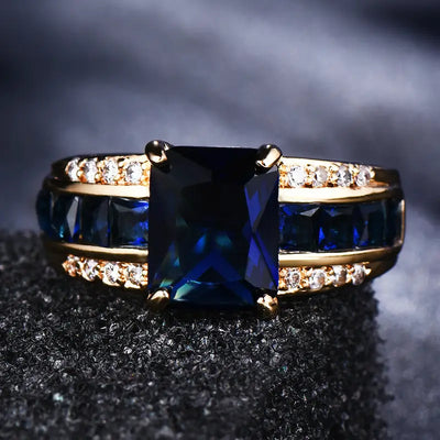 VIVILY | Goldener Kassira Bluemont Ring