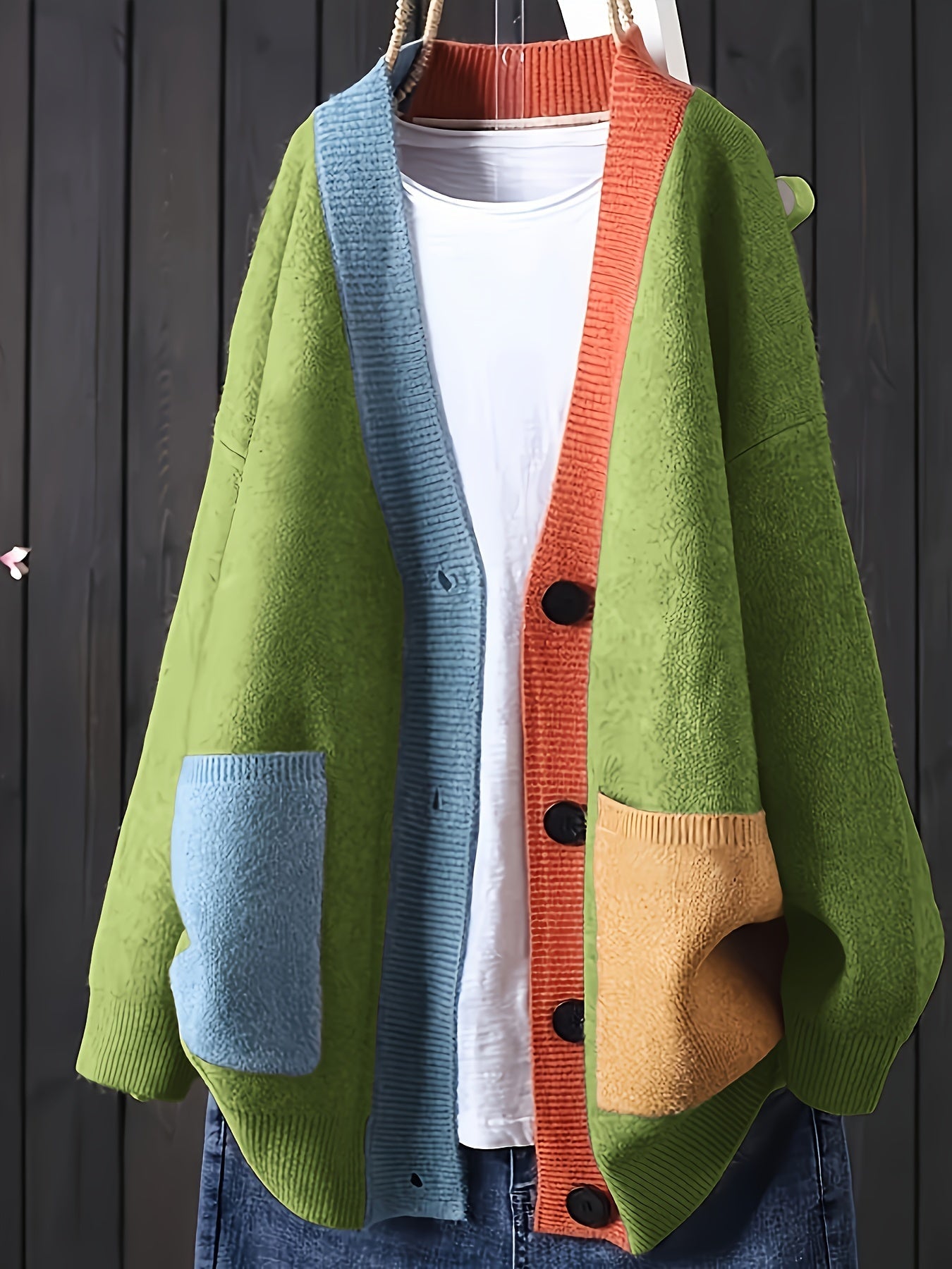 Selina | Lässige Bunte Cardigan