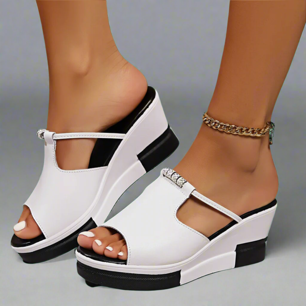 VIVILY | Elegante hochhackige orthopädische Sandalen