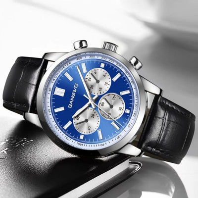 VIVILY | Militär Sport Casual™ Quarz Uhr aus Leder