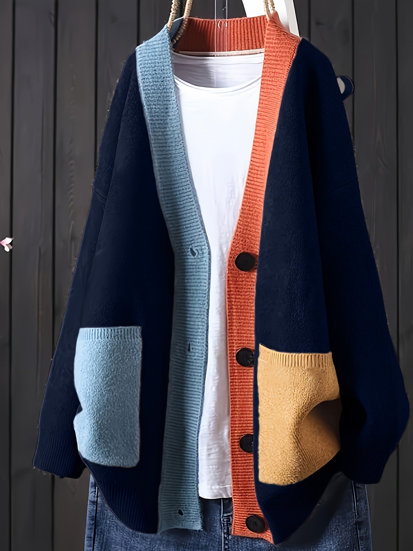 Selina | Lässige Bunte Cardigan