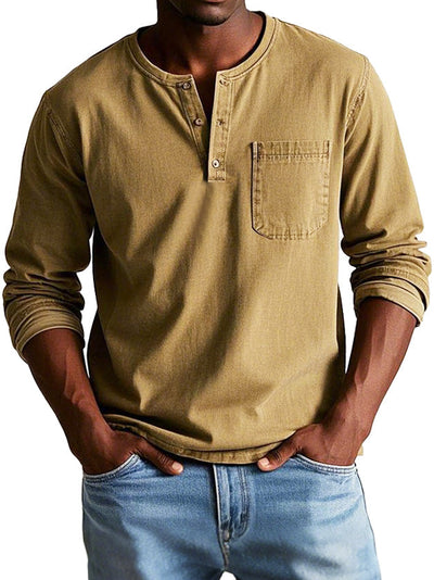 Florian™ | Lässiges Henley-Longsleeve