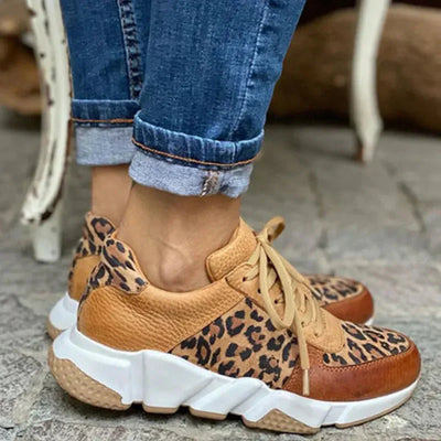 VIVILY | Bequeme Leoparden-Sneaker