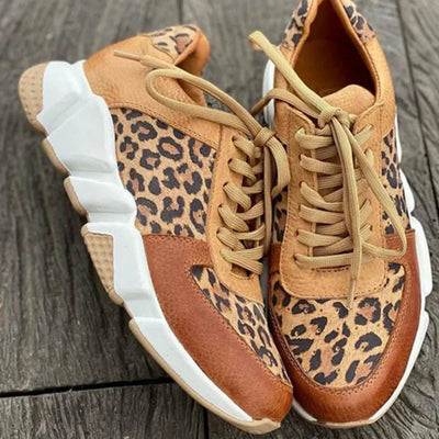 VIVILY | Bequeme Leoparden-Sneaker