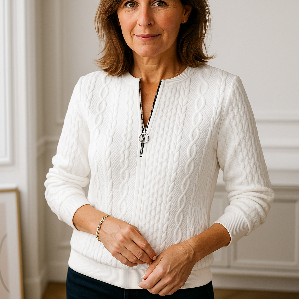 VIVILY | Stilvoller Pullover aus feiner Strickware