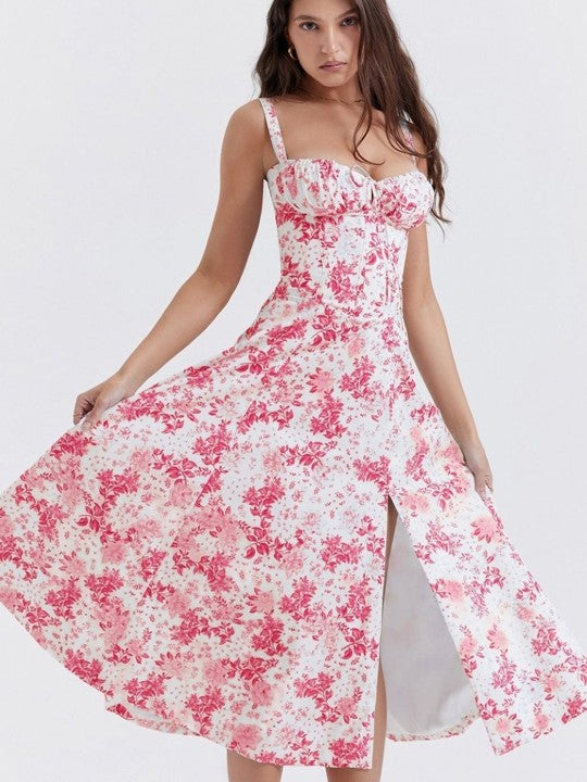 Elena® | Florales Korsettkleid Shana Rosa