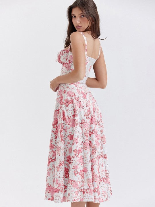 Elena® | Florales Korsettkleid Shana Rosa
