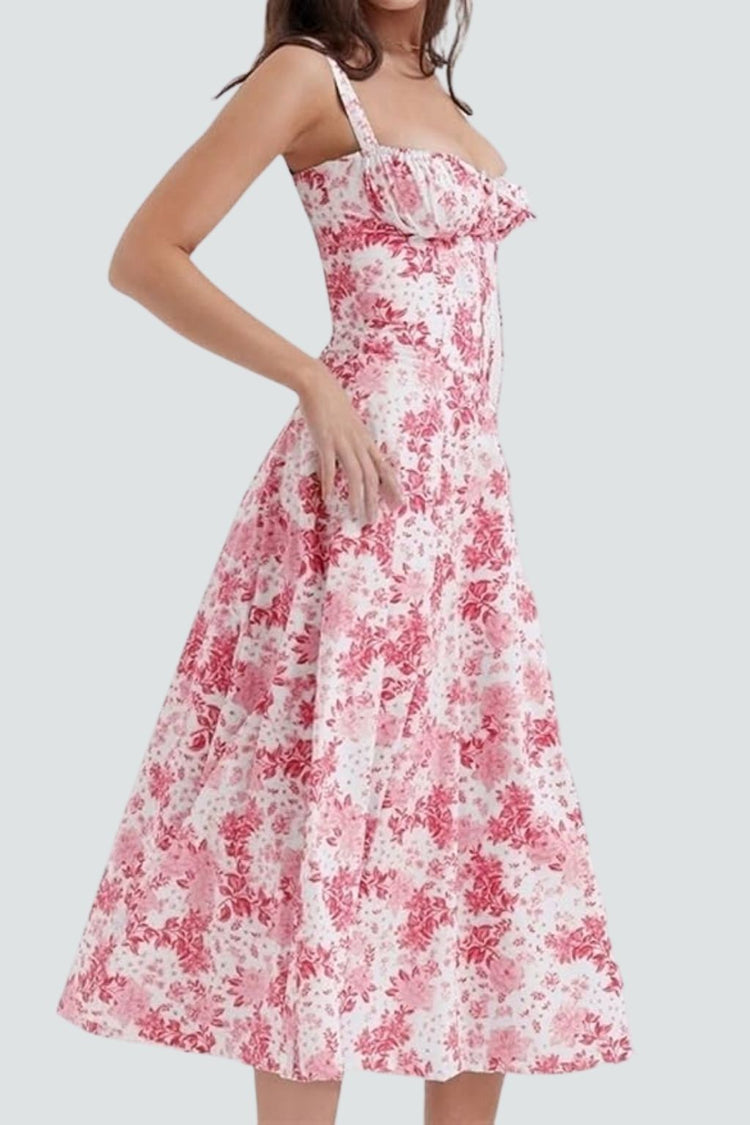 Elena® | Florales Korsettkleid Shana Rosa