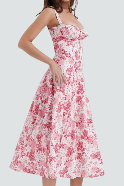 Elena® | Florales Korsettkleid Shana Rosa