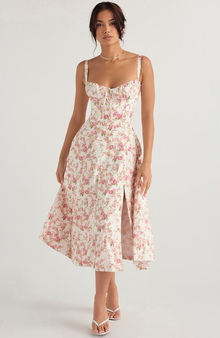 Elena® | Florales Korsettkleid Shana Rosa