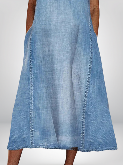 VIVILY | Denim Komfortkleid