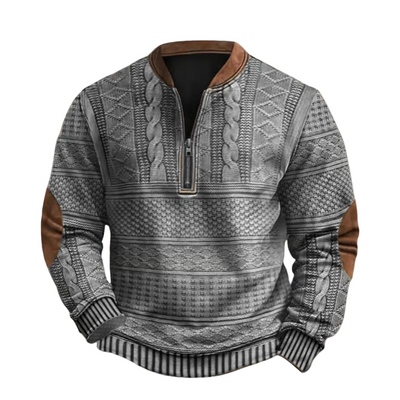 VIVILY | Strickpullover mit Reißverschlussdetails