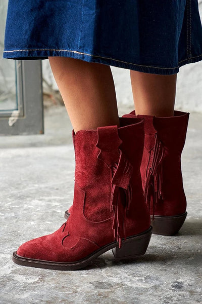VIVILY | Stiefeletten im Western-Stil