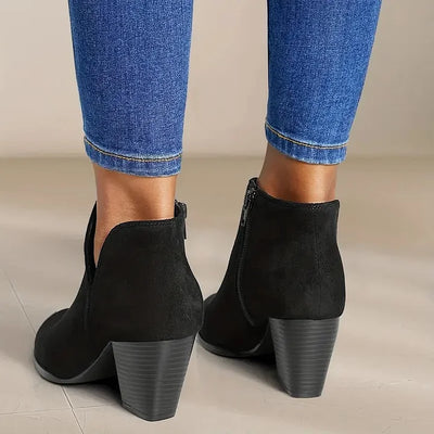 VIVILY | DAMENSTIEFELETTEN MIT DICKEM ABSATZ