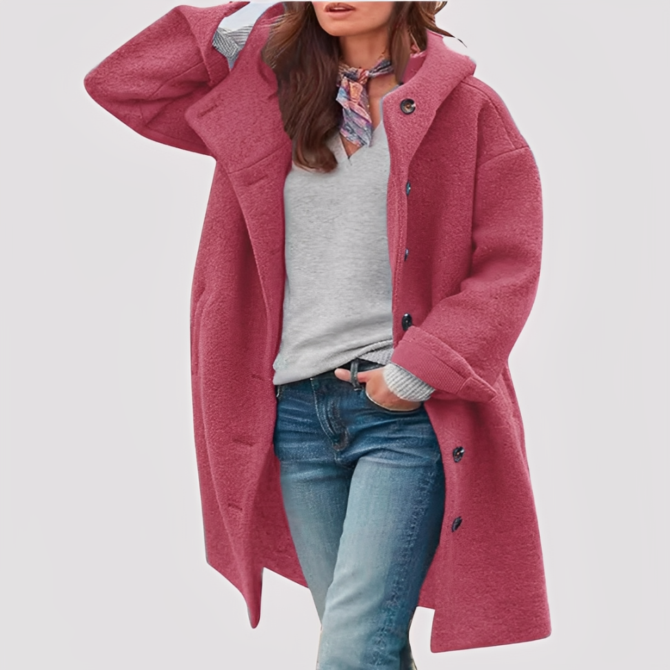 Vivily | Eleganter und Bequemer Mid-Length Mantel – Ideal für Deinen Alltag
