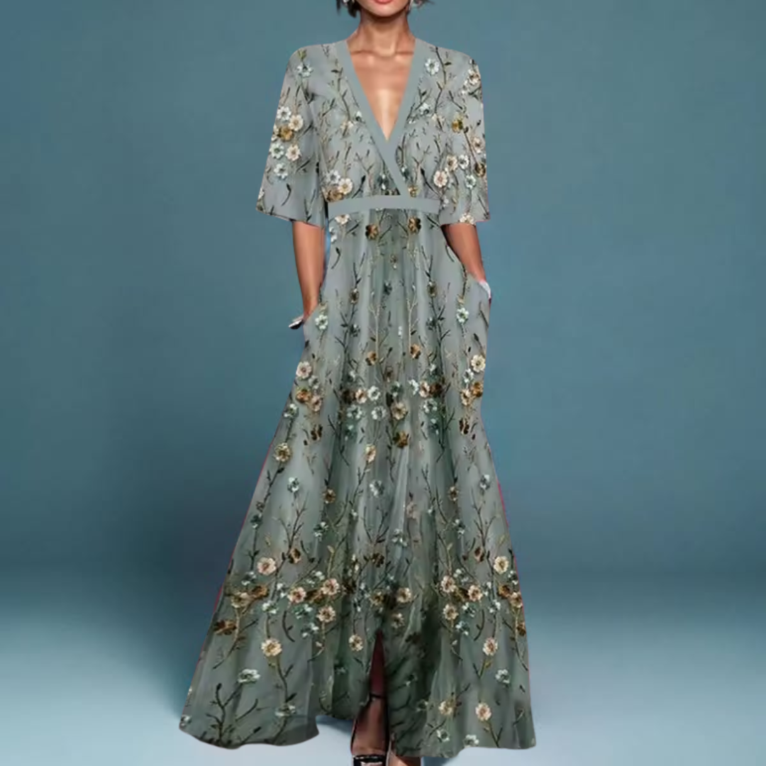 Emilia™ – Elegantes Kleid mit Blumenmuster