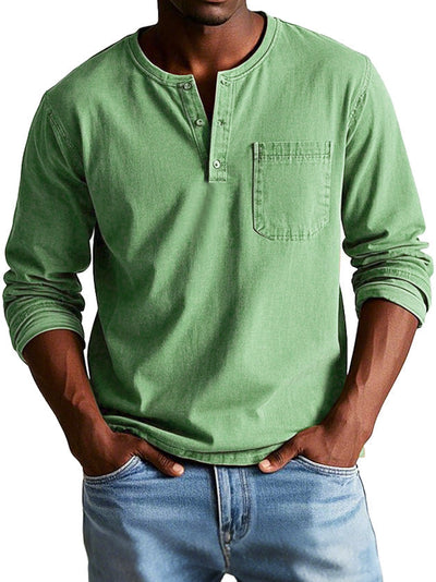 Florian™ | Lässiges Henley-Longsleeve