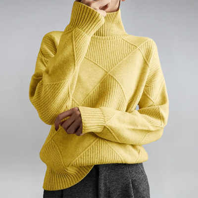 VIVILY | Luxus Kaschmir Rollkragenpullover