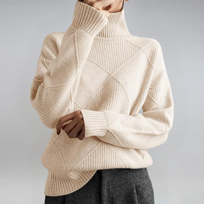 VIVILY | Luxus Kaschmir Rollkragenpullover