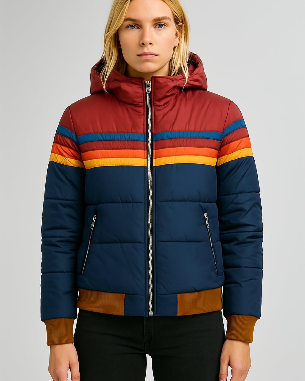 Renate™ | Gefütterte Winterjacke mit Kapuze