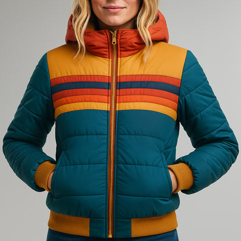 Renate™ | Gefütterte Winterjacke mit Kapuze