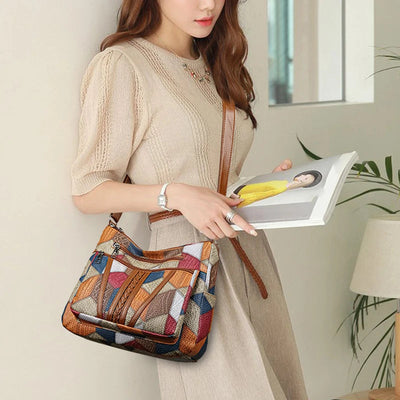 Gisela™ | Schultertasche mit Muster