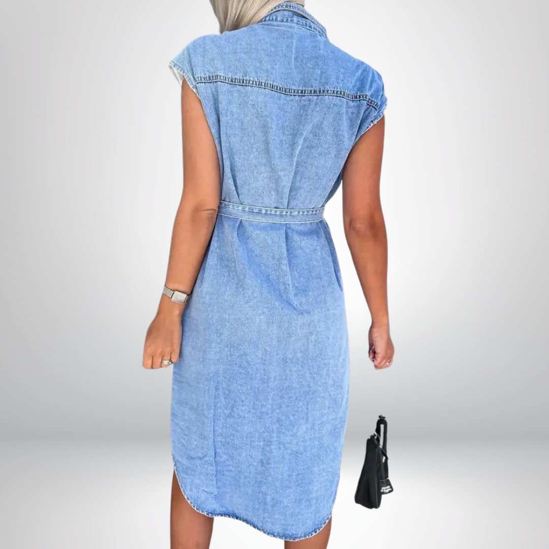 VIVILY | Alltags Chic Denimkleid