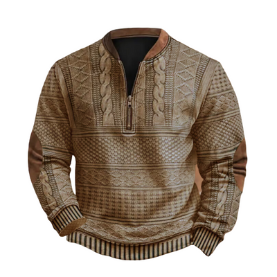 VIVILY | Strickpullover mit Reißverschlussdetails