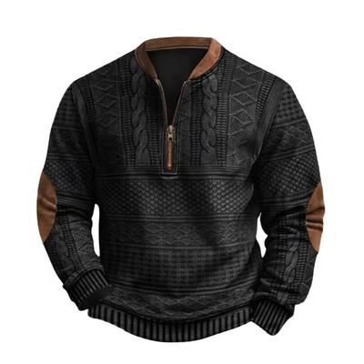 VIVILY | Strickpullover mit Reißverschlussdetails