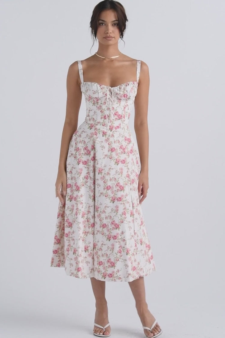Elena® | Florales Korsettkleid Shana Rosa
