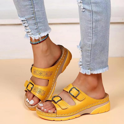 VIVILY | Orthopädische Leder-Sandalen