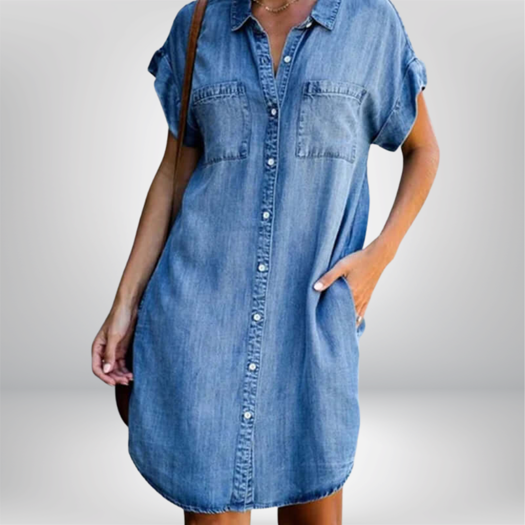 VIVILY | Lässiges Denimkleid