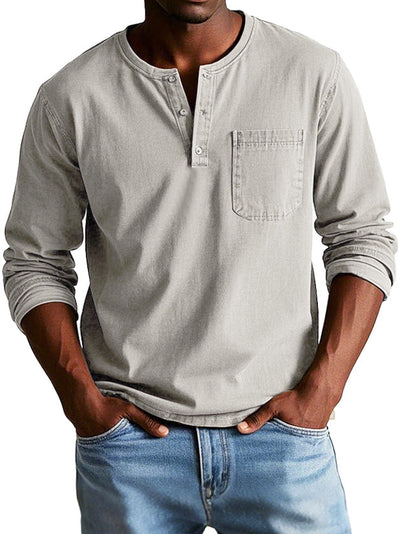 Florian™ | Lässiges Henley-Longsleeve