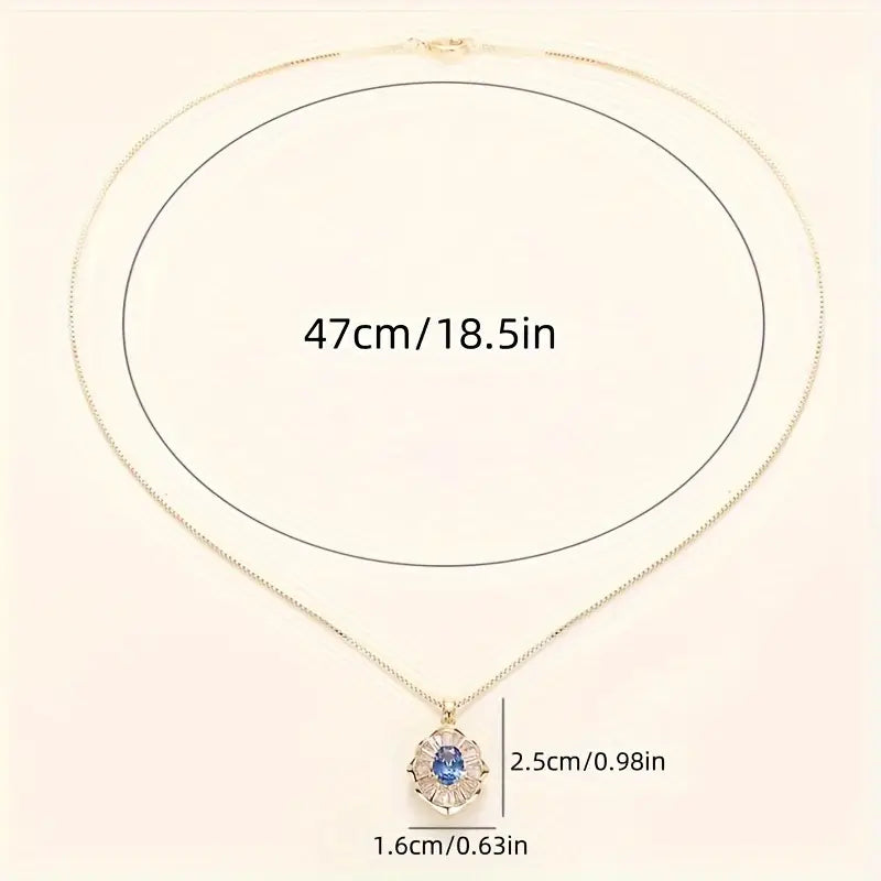 VIVILY | Collier Kavella Noctazure aus Gold