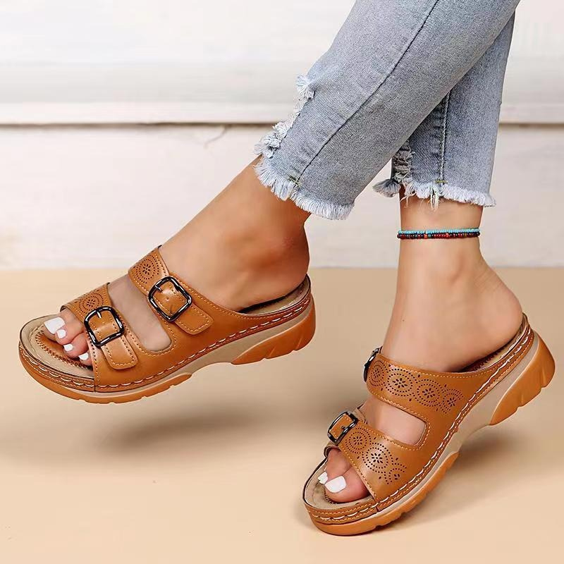 VIVILY | Orthopädische Leder-Sandalen