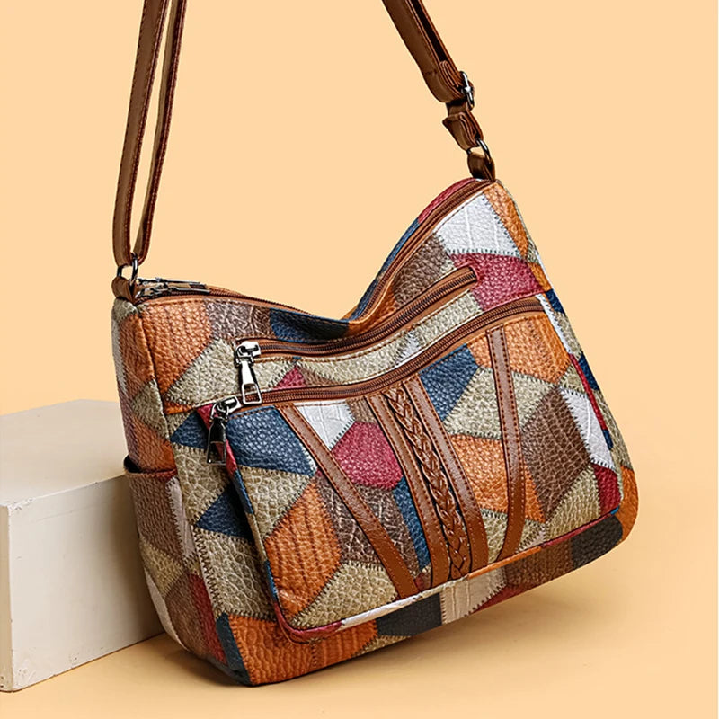 Gisela™ | Schultertasche mit Muster