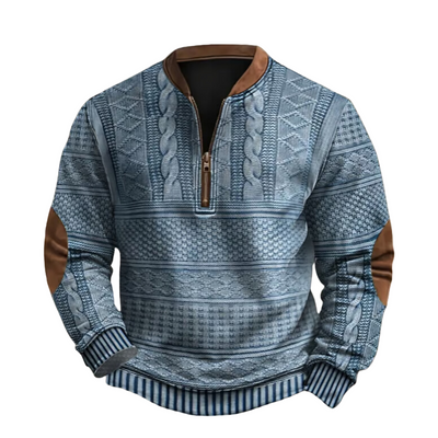 VIVILY | Strickpullover mit Reißverschlussdetails