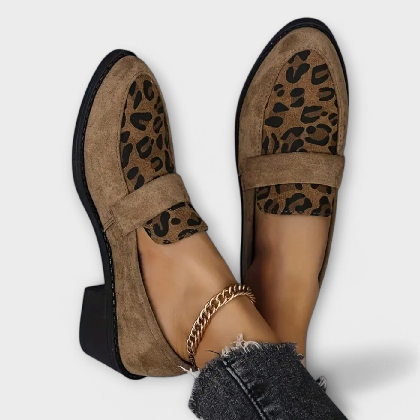 VIVILY | Elegante Schuhe mit Leopardenmuster