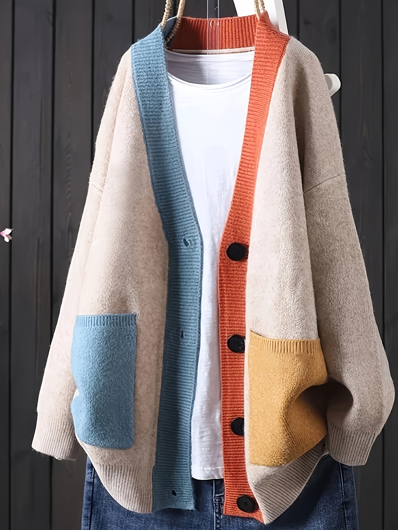 Selina | Lässige Bunte Cardigan