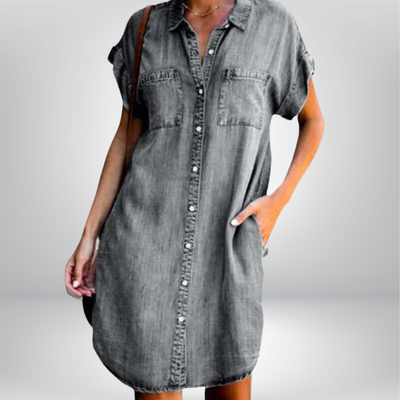 VIVILY | Lässiges Denimkleid