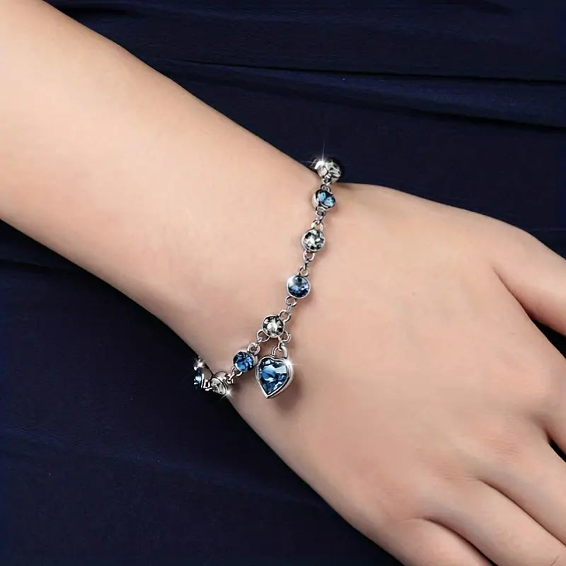 VIVILY | Armband Glanz Herz Ozean