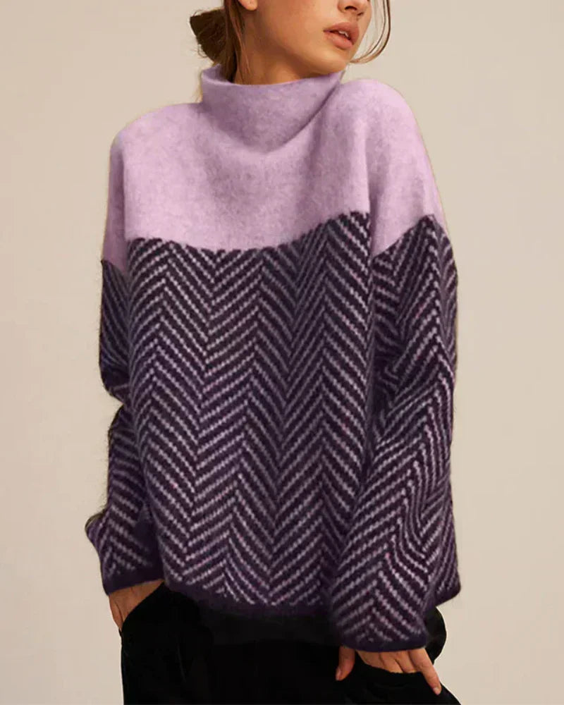 VIVILY | Baumwollrollkragenpullover