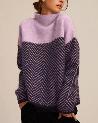 VIVILY | Baumwollrollkragenpullover